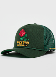 Field Grade, Have A Nice Day Twill Mesh Trucker, green, Image 1 of 4