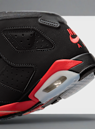 Jordan, Air Jordan 6 Retro "Infrared Salesman" (GS), black, Image 8 of 9