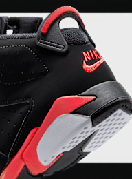 Jordan, Air Jordan 6 Retro "Infrared Salesman" Children, black, Image 8 of 8