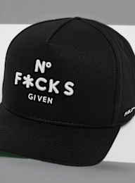 Field Grade, No F*cks Given Twill Trucker, zwart, Afbeelding 4 van 4