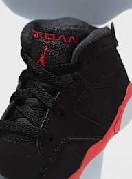 Jordan, Air Jordan 6 Retro "Infrared Salesman" Toddlers, black, Image 7 of 8