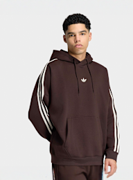 adidas Originals, Loose Fitted Graphic Hoody, brown, Image 1 of 5
