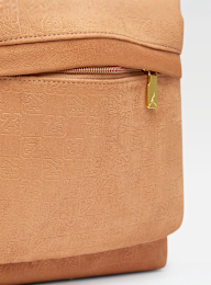 Jordan, Jam Suede Monogram Backpack, brown, Image 6 of 6