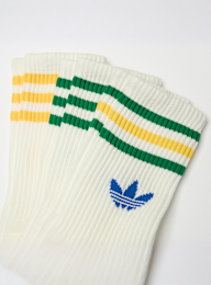 adidas Originals, 3 PACK - 3-Stripes Crew Socks, beige, Image 2 of 2