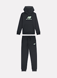 New Balance, Set French Terry Stacked Logo Hoodie & Jogger, black, Image 1 of 5