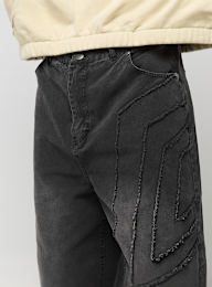 Umbro, Washed Drill Shorts, black, Image 3 of 5