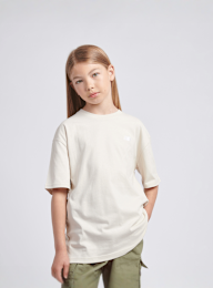 New Balance, Jersey Small Logo Tee, beige, Image 1 of 5