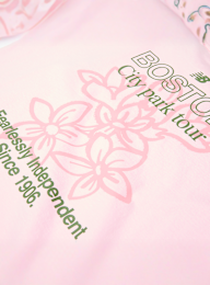 New Balance, Boston Floral Graphic Tee Light Raspberry, Pink, Image 3 of 4