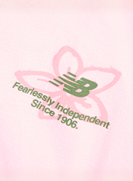 New Balance, Boston Floral Graphic Tee Light Raspberry, Pink, Image 4 of 4