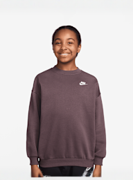 Nike, Sportswear Club Fleece Oversized Sweatshirt, brown, Image 1 of 3
