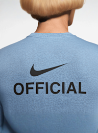 Nike, Sportswear Standard Tee, blue, Image 3 of 3