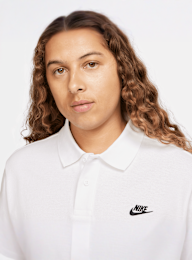 Nike, Club Polo Pique Shortsleeve, white, Image 3 of 5