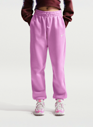 Nike, Sportswear Phoenix Fleece High-Waisted Oversized Sweatpants, Pink, Image 1 of 5