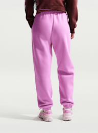 Nike, Sportswear Phoenix Fleece High-Waisted Oversized Sweatpants, Pink, Image 2 of 5