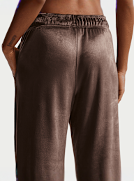 Nike, Sportswear Trend High-Rise Wide Velour Pants, brown, Image 4 of 5