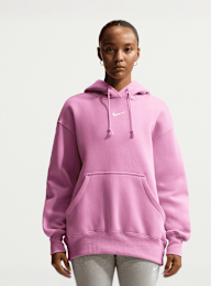 Nike, Sportswear Phoenix Fleece Oversized Hoodie, Pink, Image 1 of 5