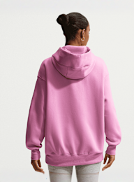 Nike, Sportswear Phoenix Fleece Oversized Hoodie, Pink, Image 2 of 5