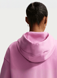 Nike, Sportswear Phoenix Fleece Oversized Hoodie, Pink, Image 4 of 5