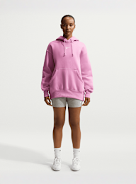 Nike, Sportswear Phoenix Fleece Oversized Hoodie, Pink, Image 5 of 5