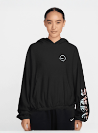 Nike, Sportswear Street Graphic Pullover Hoodie, black, Image 1 of 3