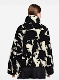 Nike, Sportswear Street All Over Print Sherpa, black, Image 2 of 3