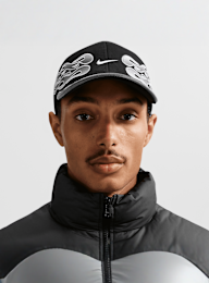 Nike, Club Structured OG Flame Cap, black, Image 4 of 5