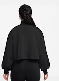 Jordan, Brooklyn Fleece French Terry Quarter Zip Hike Mike, black, Image 2 of 3