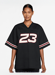 Jordan, Flight Woven Jersey Top, black, Image 1 of 3