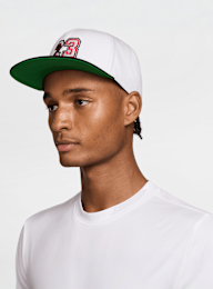 Jordan, Pro Structured Flat Bill Hat, white, Image 4 of 6