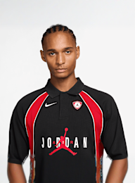 Jordan, Flight Longsleeve Polo Jersey, black, Image 3 of 3