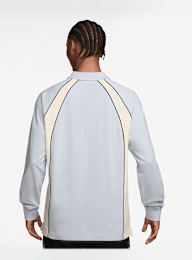 Jordan, Flight Long-Sleeve Polo Jersey, blue, Image 2 of 3