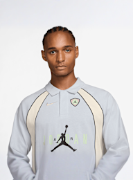 Jordan, Flight Long-Sleeve Polo Jersey, blue, Image 3 of 3