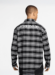 Jordan, Brooklyn Flannel Graphic Longsleeve, black, Image 2 of 3