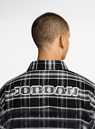 Jordan, Brooklyn Flannel Graphic Longsleeve, black, Image 3 of 3