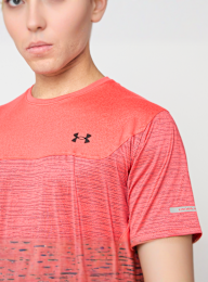 Under Armour, Tech Utility Shortsleeve, red, Image 3 of 8