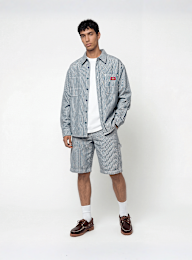 Dickies, Hickory Work Longsleeve Shirt, blue, Image 4 of 4