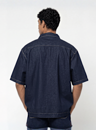 Dickies, Denim Shortsleeve Shirt, blue, Image 2 of 5