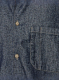 Dickies, Denim Shortsleeve Shirt, blue, Image 4 of 5