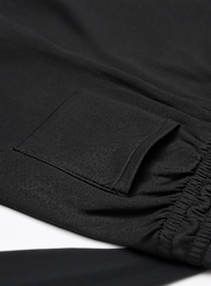 Jordan, JDB Michael Jordan MVP High Brand Read Jumpman Fleece Pant, black, Image 5 of 5