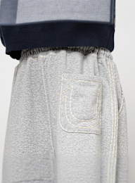 True Religion, Taped Super T Baggy Sweats, grey, Image 4 of 7