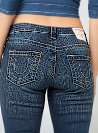 True Religion, Becca Mid Rise Bootcut, blue, Image 4 of 5