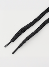 BAGGY, Cord Laces 100cm, black, Image 2 of 2
