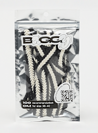 BAGGY, Braid Cord Laces 100cm, black, Image 1 of 2