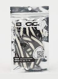 BAGGY, Braid Cord Laces 120cm, black, Image 1 of 2