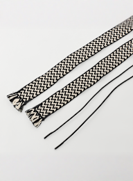 BAGGY, Tape Laces 100cm, black, Image 2 of 2