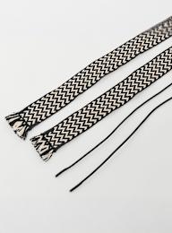 BAGGY, Tape Laces 120cm, zwart, Afbeelding 2 van 2