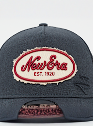 New Era, 9Forty A-Frame Trucker Oval Canvas Distress, blue, Image 4 of 4