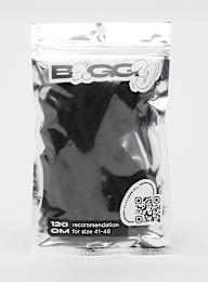BAGGY, Round Fuzzy Laces 120cm, black, Image 1 of 2