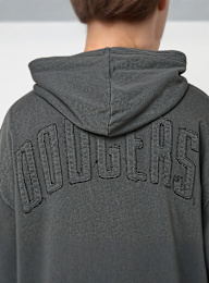 New Era, MLB Washed Fullzip Hoodie Los Angeles Dodgers, grey, Image 4 of 5