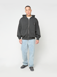 New Era, MLB Washed Fullzip Hoodie Los Angeles Dodgers, grey, Image 5 of 5